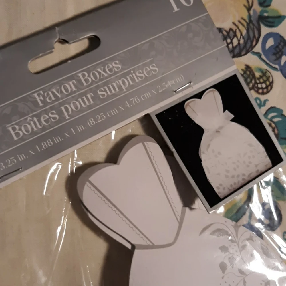 Details Accessories Wedding Dress Favor Boxs